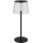 Globo - LED Aptumšojama skārienvadāma āra galda lampa LED/1,8W/5V IP44 1800 mAh melna/caurspīdīga