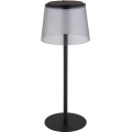 Globo - LED Aptumšojama skārienvadāma āra galda lampa LED/1,8W/5V IP44 1800 mAh melna/dūmakains