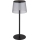 Globo - LED Aptumšojama skārienvadāma āra galda lampa LED/1,8W/5V IP44 1800 mAh melna/dūmakains