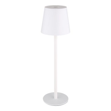 Globo - LED Aptumšojama skārienvadāma āra lampa LED/3W/3,7V IP44 1800 mAh USB balta