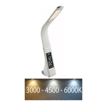 Globo - LED Aptumšojama skārienvadāma galda lampa ar ekrānu LED/6,5W/230V 3000/4500/5800K balta