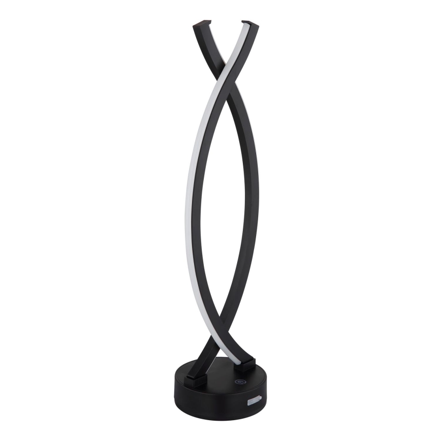 Globo - LED Aptumšojama skārienvadāma galda lampa LED/1W/3,7V 3000K 1800 mAh USB melna