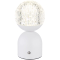 Globo - LED Aptumšojama skārienvadāma galda lampa LED/2W/5V 2700/4000/65000K 1800 mAh balta