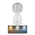 Globo - LED Aptumšojama skārienvadāma galda lampa LED/2W/5V 2700/4000/65000K 1800 mAh balta