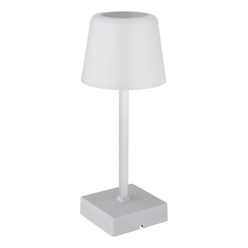 Globo - LED Aptumšojama skārienvadāma galda lampa LED/2W/5V 3000/4500/6500K 800 mAh sudraba