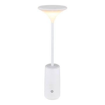 Globo - LED Aptumšojama uzlādējama skārienvadāma galda lampa LED/1,2W/3,7V 3000K 1500mAh balta