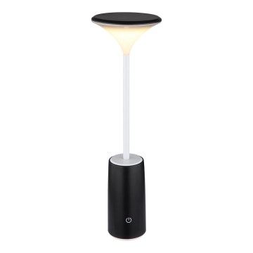 Globo - LED Aptumšojama uzlādējama skārienvadāma galda lampa LED/1,2W/3,7V 3000K 1500mAh melna