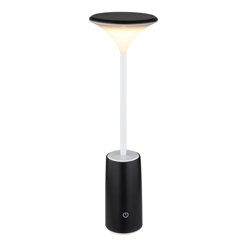 Globo - LED Aptumšojama uzlādējama skārienvadāma galda lampa LED/1,2W/3,7V 3000K 1500mAh melna