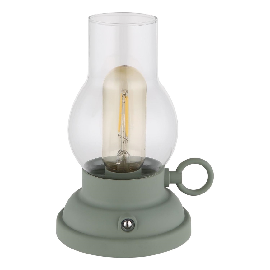 Globo - LED Aptumšojama uzlādējama skārienvadāma galda lampa LED/1W/3,7V 1200 mAh zaļa