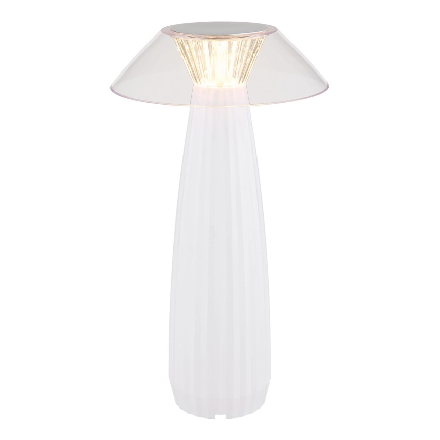 Globo - LED Aptumšojama uzlādējama skārienvadāma galda lampa LED/1W/3,7V 3000K 1200mAh balta