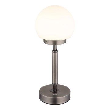 Globo - LED Aptumšojama uzlādējama skārienvadāma galda lampa LED/2,5W/5V 1800mAh 2700/4000/6500K antracīta