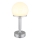 Globo - LED Aptumšojama uzlādējama skārienvadāma galda lampa LED/2,5W/5V 1800mAh 2800K sudraba