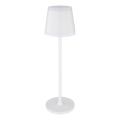 Globo - LED Aptumšojama uzlādējama skārienvadāma galda lampa LED/4,6W/230V 1800 mAh USB IP54 balta