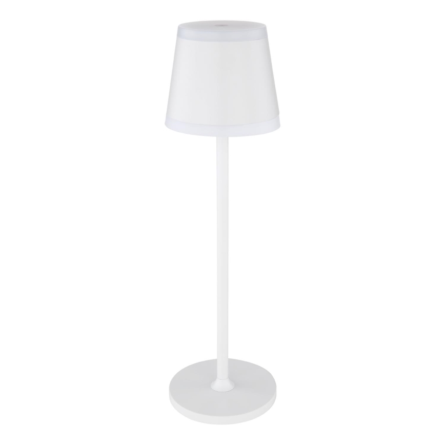 Globo - LED Aptumšojama uzlādējama skārienvadāma galda lampa LED/4,6W/230V 1800 mAh USB IP54 balta