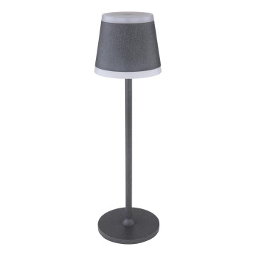 Globo - LED Aptumšojama uzlādējama skārienvadāma galda lampa LED/4,6W/3,7V 3000K 1800mAh pelēka IP54
