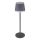 Globo - LED Aptumšojama uzlādējama skārienvadāma galda lampa LED/4,6W/3,7V 3000K 1800mAh pelēka IP54