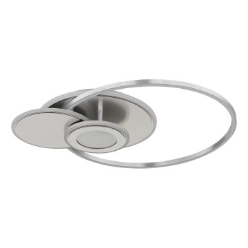 Globo - LED aptumšojams griestu gaismeklis LED/24W/230V 2700-6000K sudraba + tālvadības pults