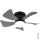 Globo - LED Aptumšojams griestu ventilators LED/10W/230V 3000-6500K pelēka + tālvadības pults
