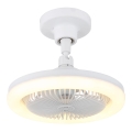 Globo - LED aptumšojams griestu ventilators LED/20W/230V 3000-6500K balts + tālvadības pults