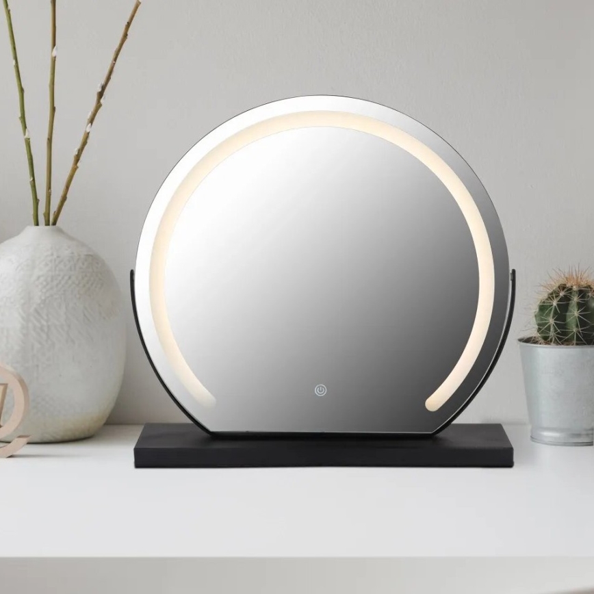 Globo - LED Aptumšojams sienas spogulis ar fona apgaismojums LED/10W/230V 2700/4000/6500K 12x48,5 cm