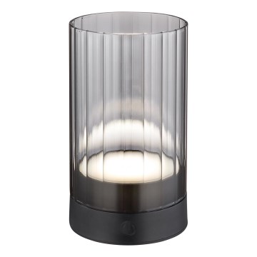 Globo - LED Āra aptumšojama uzlādējams skārienvadāma galda lampa LED/2W/3,7V 2700/4000/6500K 1200mAh IP44 pelēka