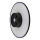 Globo - LED Āra sienas lampa LED/15W/230V 3000/4000/6000K d. 25,2 cm IP44 melna