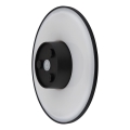 Globo - LED āra sienas lampa LED/15W/230V 3000/4000/6000K diametrs 25,2 cm IP44 melna