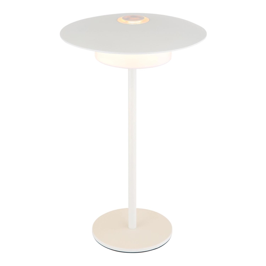 Globo - LED Āra uzlādējama skārienvadāma galda lampa LED/3W/3,7V 1800/2700/3000K IP44 1800 mAh balta