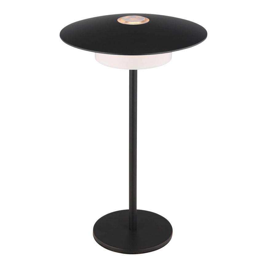 Globo - LED Āra uzlādējama skārienvadāma galda lampa LED/3W/3,7V 1800/2700/3000K IP44 1800 mAh melna
