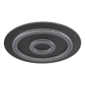 Globo - LED dimmējams griestu gaismeklis LED/40W/230V 3000-6500K Ø45 cm antracīts + ar tālvadības pulti