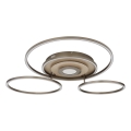 Globo - LED dimmējams griestu gaismeklis LED/60W/230V 2700-6500K 80,8x99,2 cm brūns + tālvadības pults