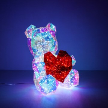 Globo - LED galda dekors dāvanu iepakojumā LED/6W/5V USB lācis