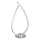 Globo - LED galda lampa LED/6W/230V sudraba
