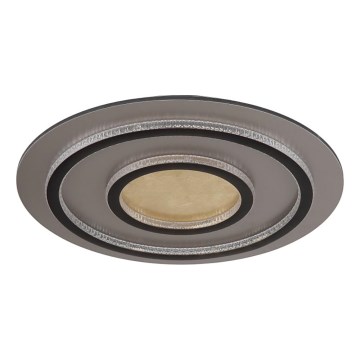Globo - LED griestu gaismeklis ar regulējamu spilgtumu LED/60W/230V 3000-6500K Ø 55 cm melns + tālvadības pults