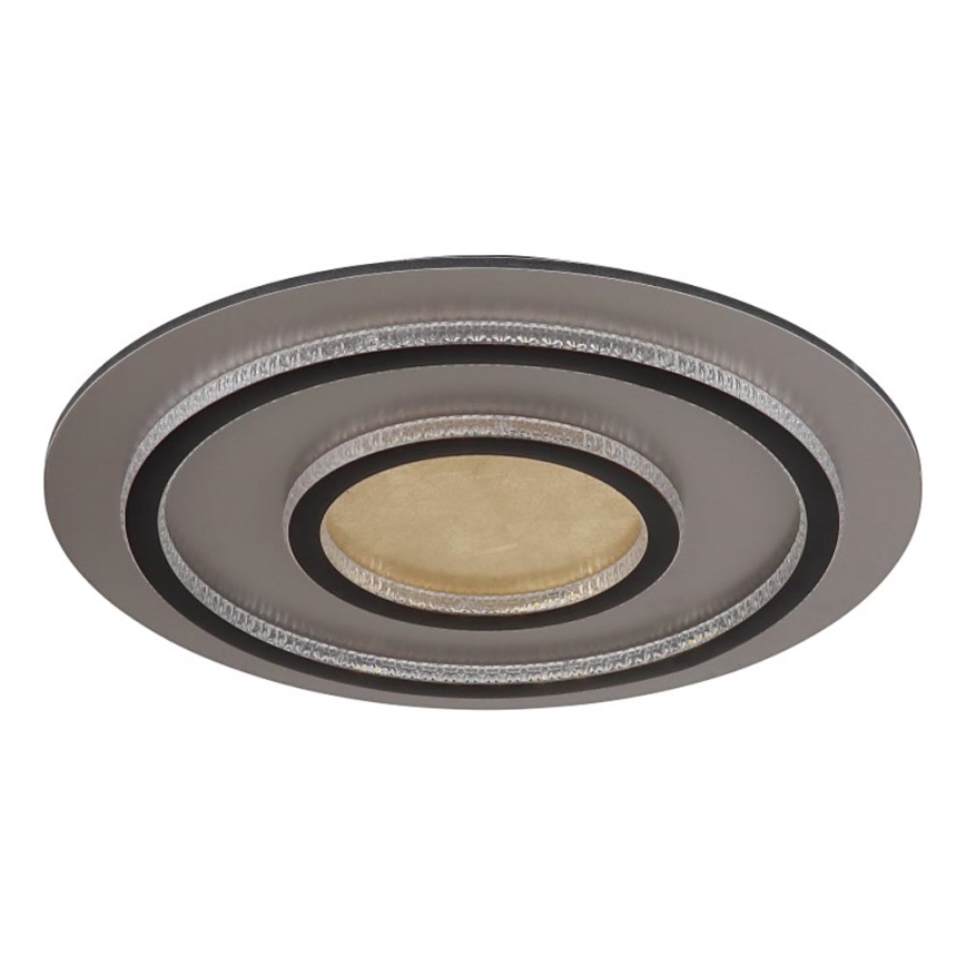 Globo - LED griestu gaismeklis ar regulējamu spilgtumu LED/60W/230V 3000-6500K Ø 55 cm melns + tālvadības pults