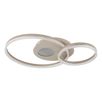 Globo - LED griestu gaismeklis LED/30W/230V 3000K 70x50 cm bēšs