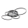 Globo - LED griestu gaismeklis LED/40W/230V 4000K 72x52 cm melns