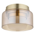 Globo - LED Griestu lampa 1xGX53/6W/230V d. 13 cm dūmakains/brūna