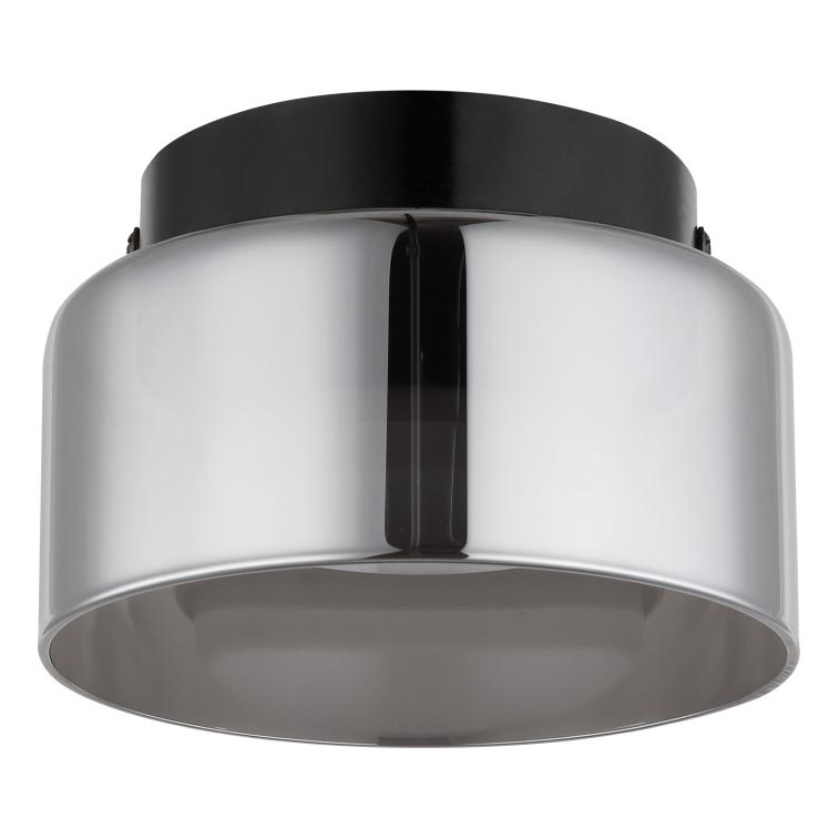 Globo - LED Griestu lampa 1xGX53/6W/230V d. 13 cm dūmakains/melna