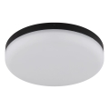 Globo - LED Griestu lampa LED/12W/230V 4000K d. 22 cm melna