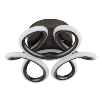 Globo - LED griestu lampa LED/24W/230V 2700/4000/6000K diametrs 26 cm melna
