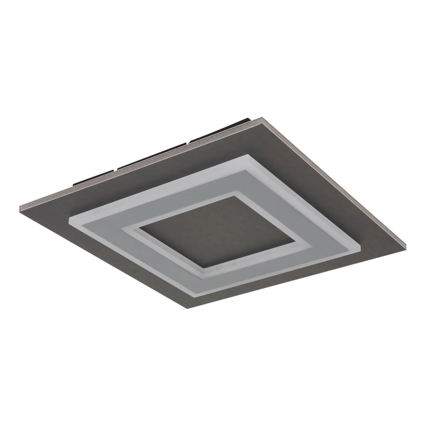 Globo - LED Griestu lampa LED/24W/230V 3000K 32x32 cm antracīta