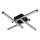 Globo - LED Griestu lampa LED/24W/230V 3000K melna