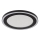 Globo - LED Griestu lampa LED/24W/230V 4000K d. 34 cm melna