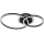 Globo - LED Griestu lampa LED/30W/230V 2700/4500/6500K d. 33x50 cm melna