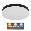 Globo - LED Griestu lampa LED/36W/230V 3000K/4000K/6500K d. 40 cm melna