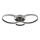 Globo - LED griestu lampa LED/39W/230V 2700/4500/6500K 106x60 cm antracīts