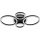 Globo - LED Griestu lampa LED/40W/230V 2700/4500/6500K d. 35,5x53 cm melna