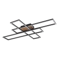 Globo - LED Griestu lampa LED/40W/230V 3000K 60x80 cm melna
