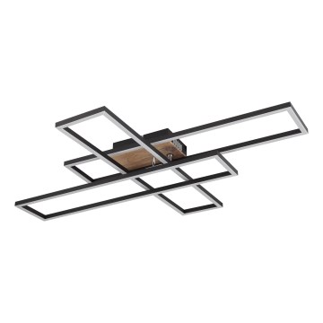 Globo - LED Griestu lampa LED/40W/230V 3000K 60x80 cm melna